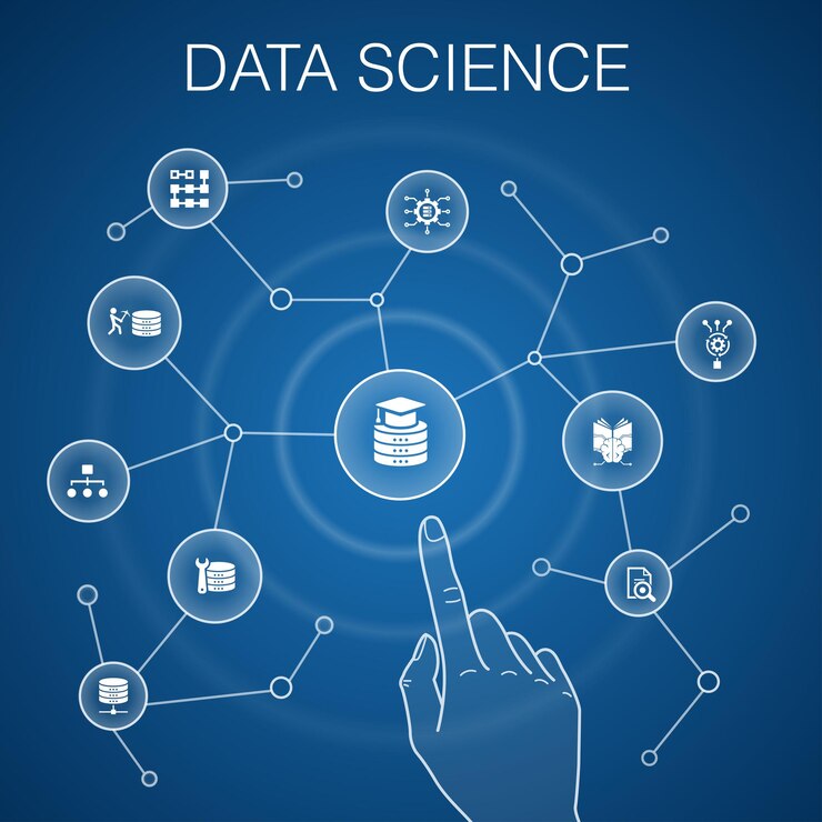 data-science-concept-blue-backgroundmachine-learning-big-data-database-classification-simple-icons_159242-12825
